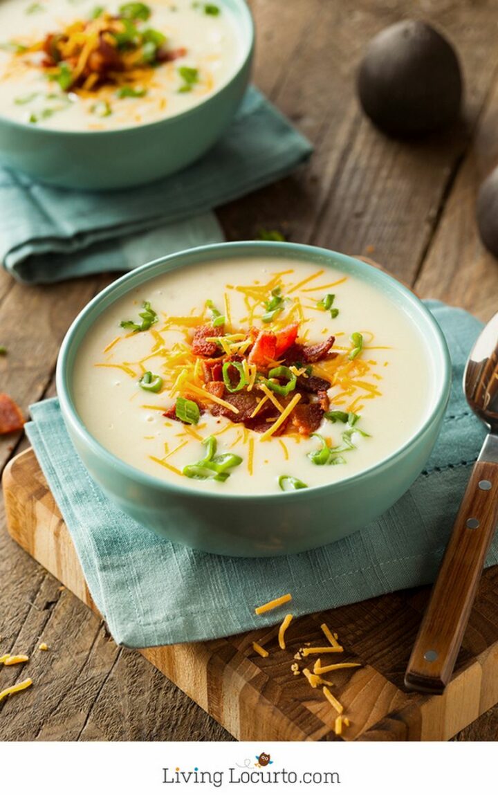 Instant Pot Baked Potato Soup.